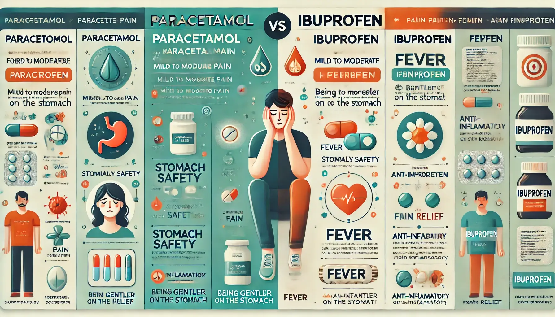 Paracetamol sau Ibuprofen